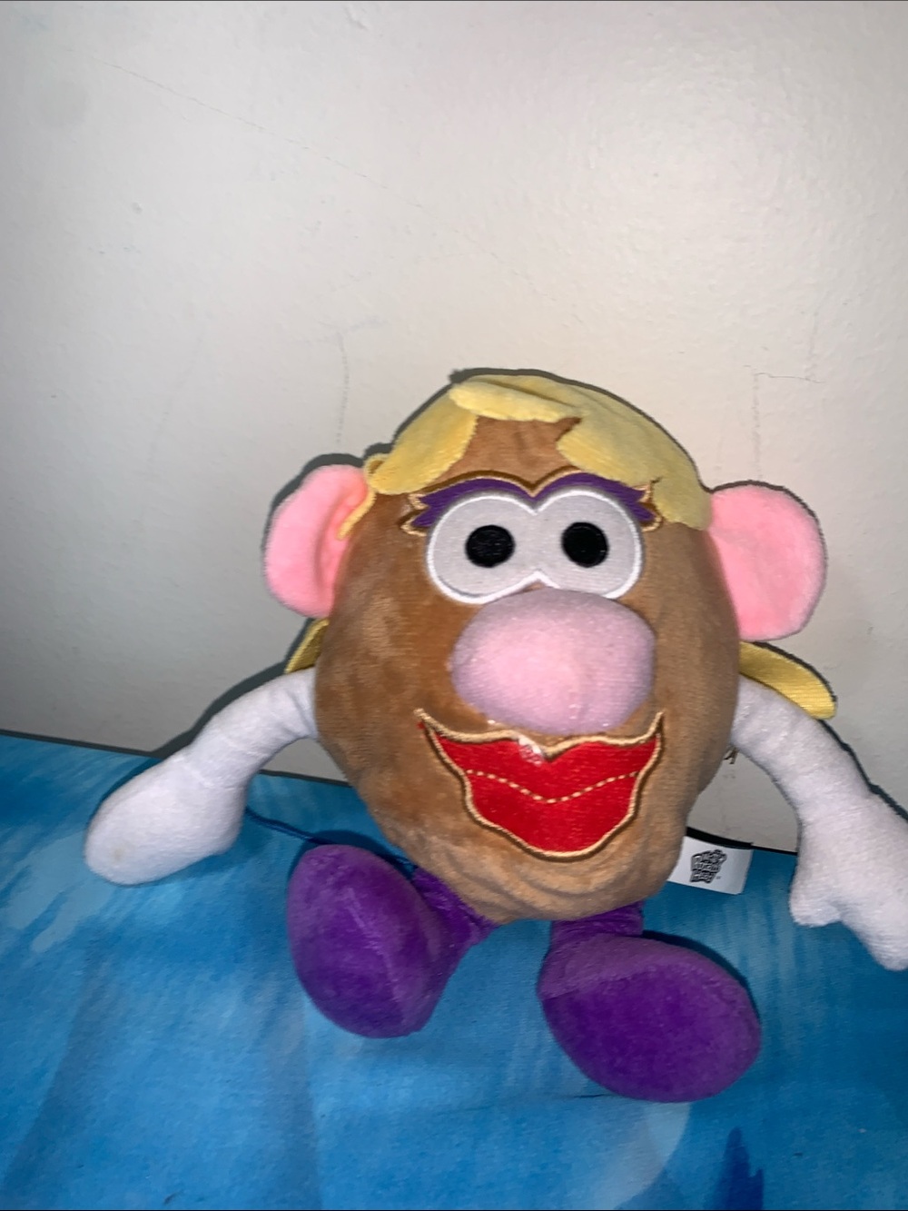 Plush Mrs. Potato Head Style Doll - Brown with Pink, Purple & Yellow